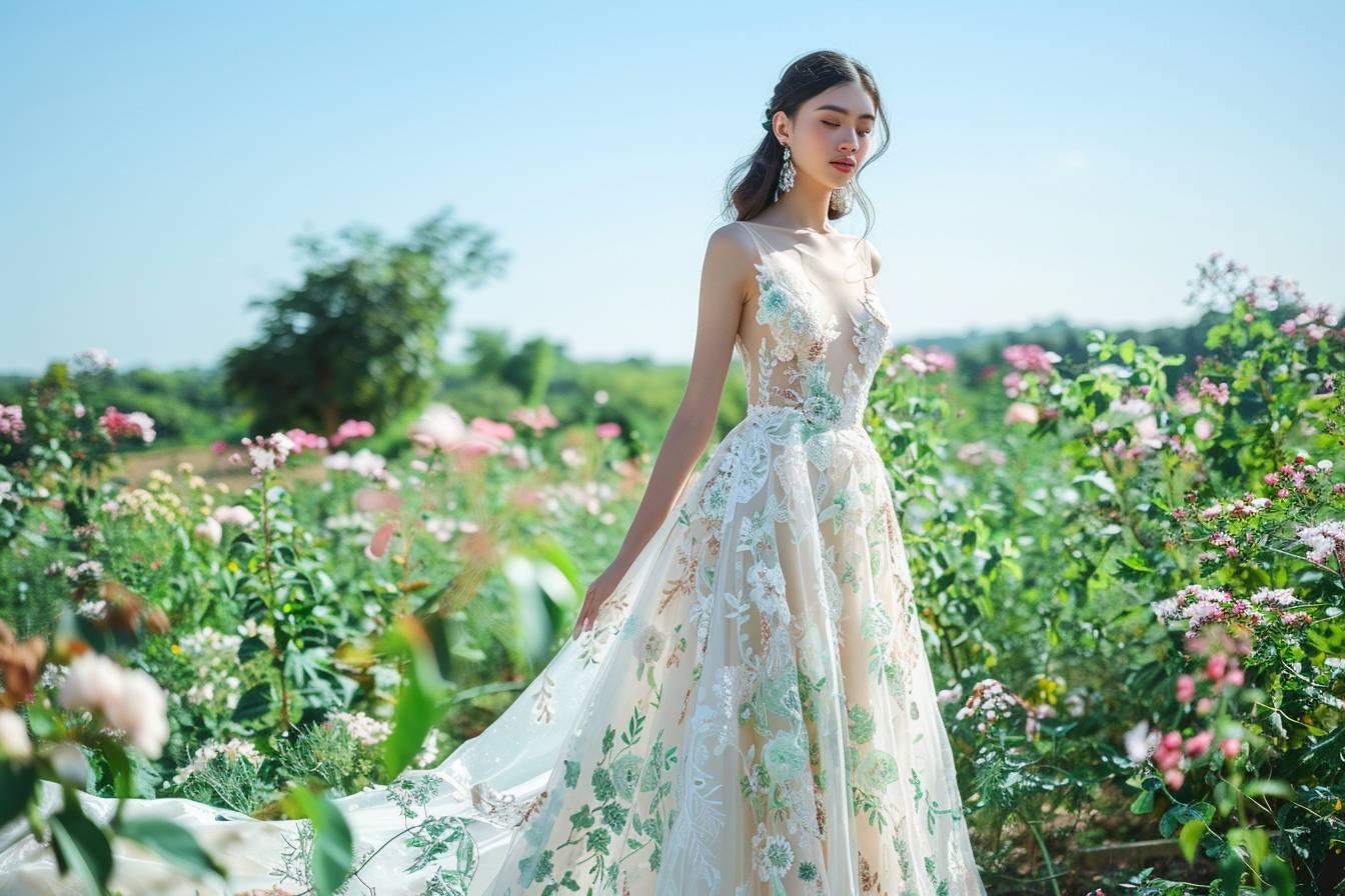 Comment choisir une robe de mariée adaptée à un mariage en plein air